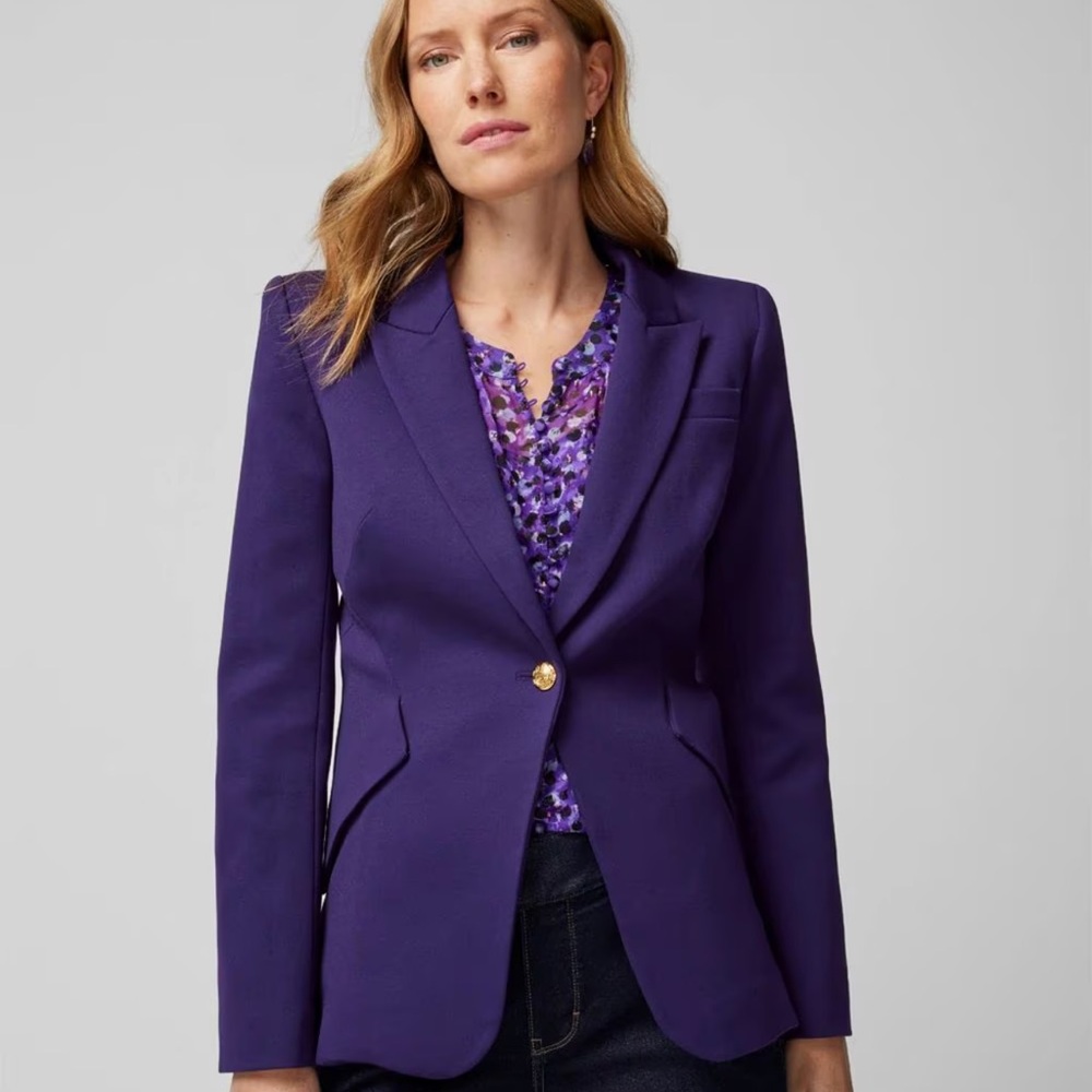 Women's Purple Blazer